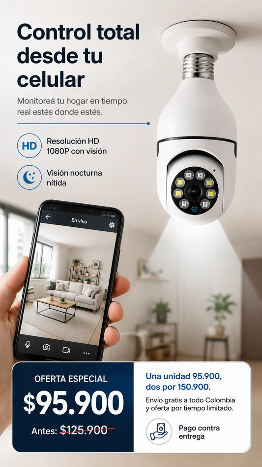 Camara Bombillo Robotica Ptz